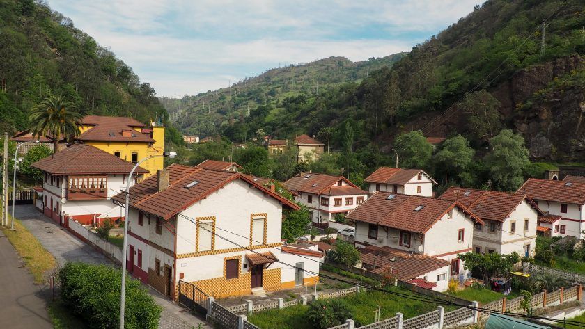 Poblado Minero de Bustiello en Mieres, Asturias