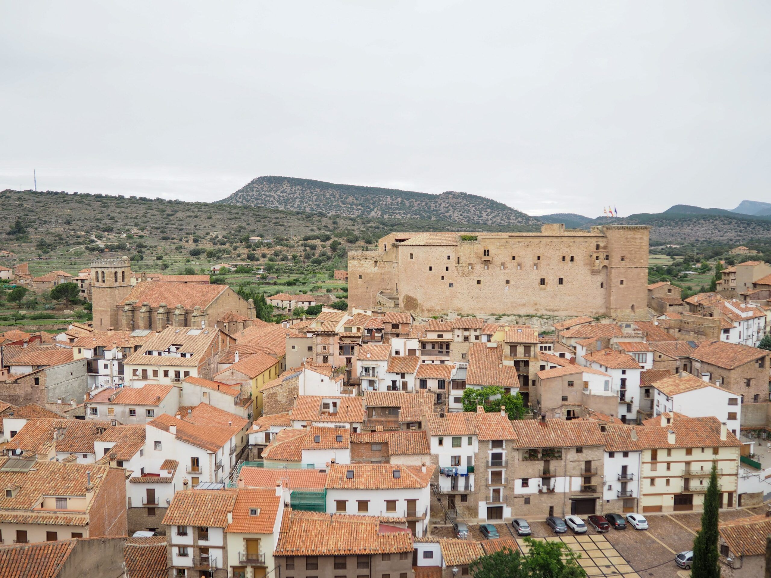 Panorámica de Mora de Rubielos y su Castillo