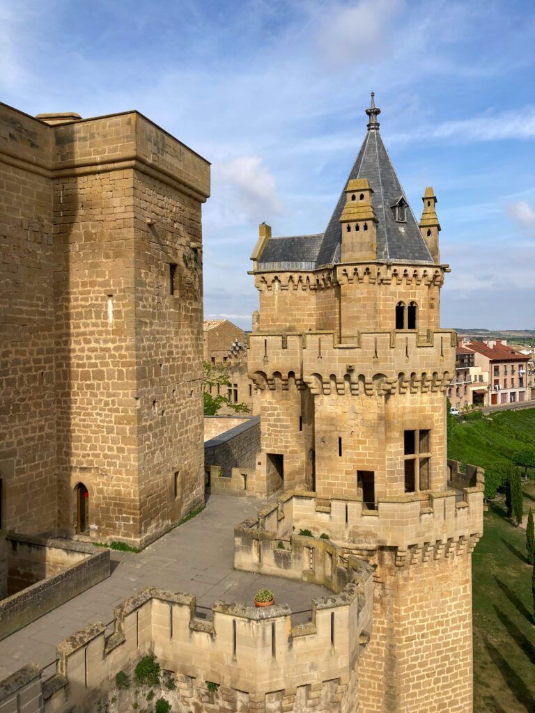 Exterior del Palacio Real de Olite