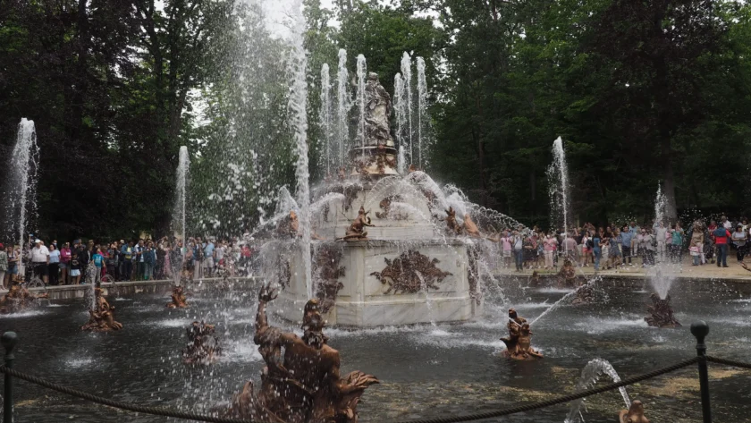 Espectáculo de agua en la Fuente de las Ranas de La Granja de San Ildefonso 2026